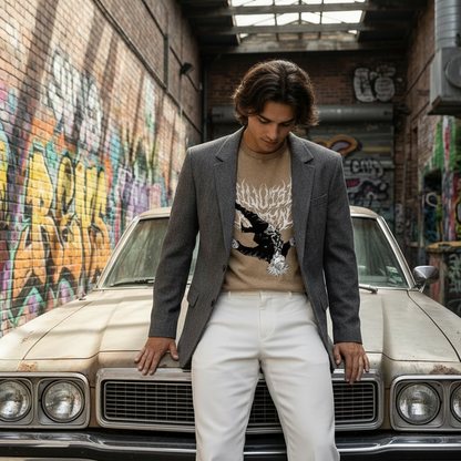 Unisex Oversized  Vintage-Washed Gojo T-Shirt