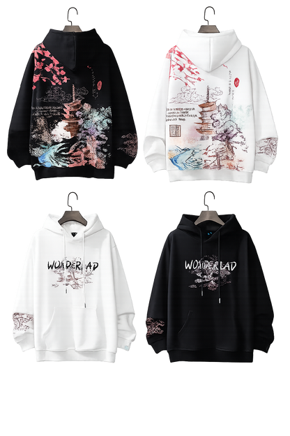 Men's Harajuku-Inspired Streetwear Hoodie