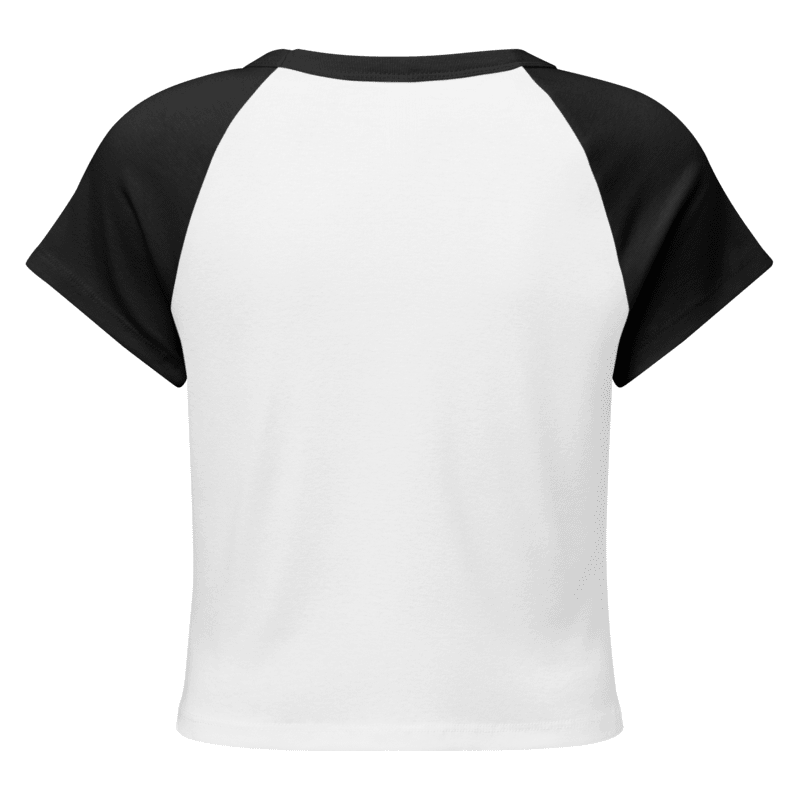 Women's Cultural x Streetwear Graffiti Logo Micro Rib Raglan Baby Tee