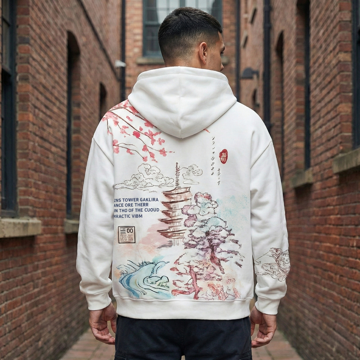 Men's Harajuku-Inspired Streetwear Hoodie