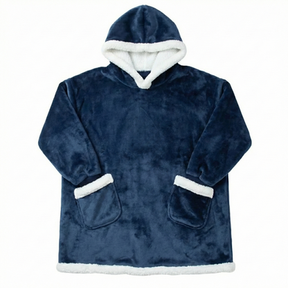 Unisex Hoodie Up! Lambswool Hoodie Blanket