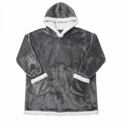 Unisex Hoodie Up! Lambswool Hoodie Blanket