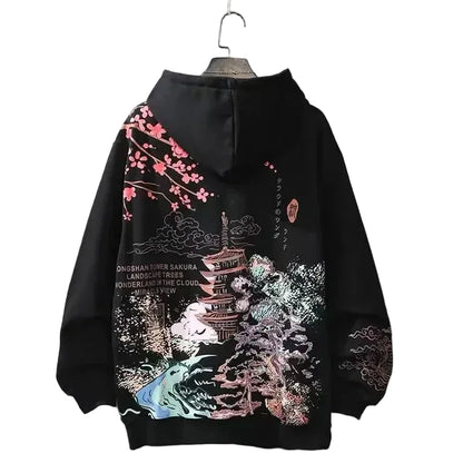 Men's Harajuku-Inspired Streetwear Hoodie